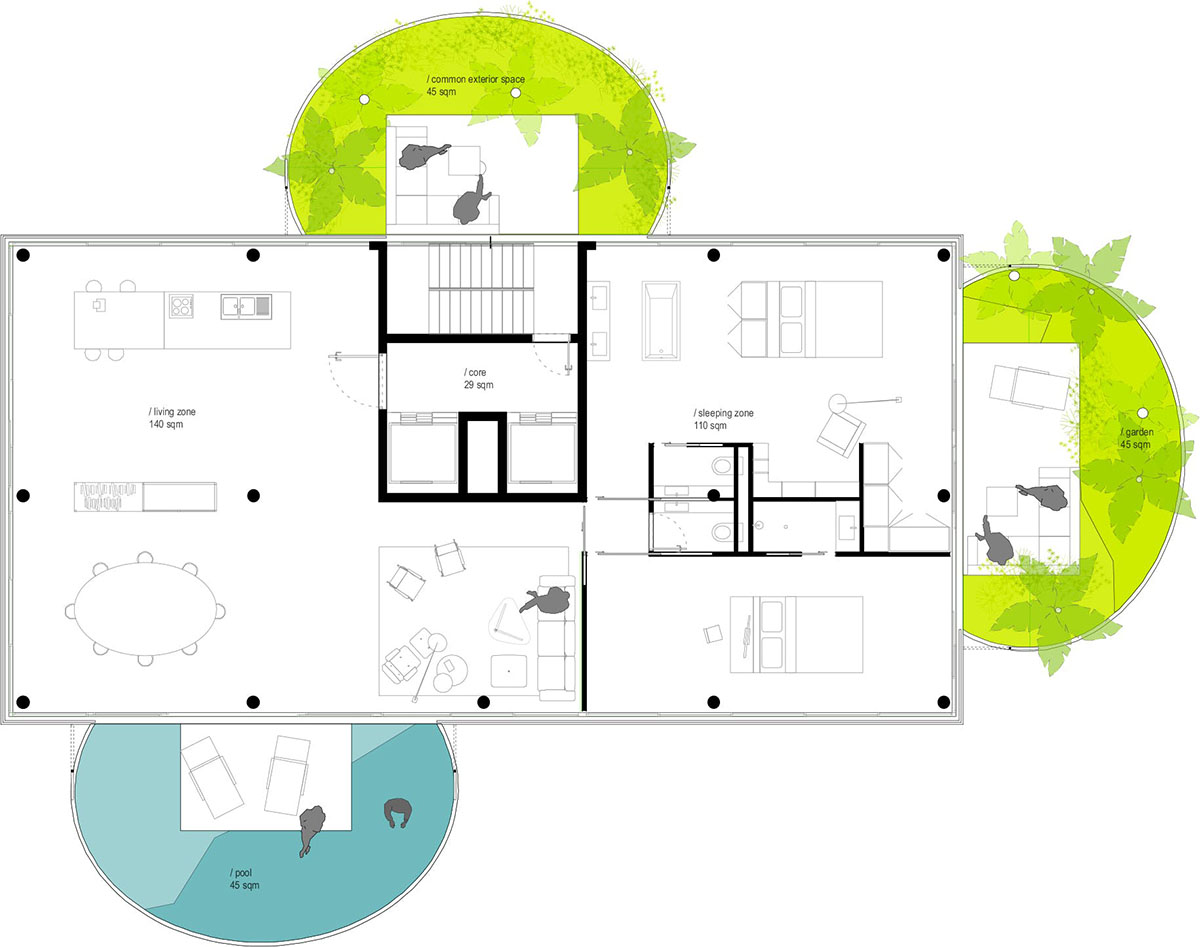 Hamonic+Masson & Associ&eacute;s Wraps Its New Residential Tower With Patelliform Pool Terraces In Cyprus