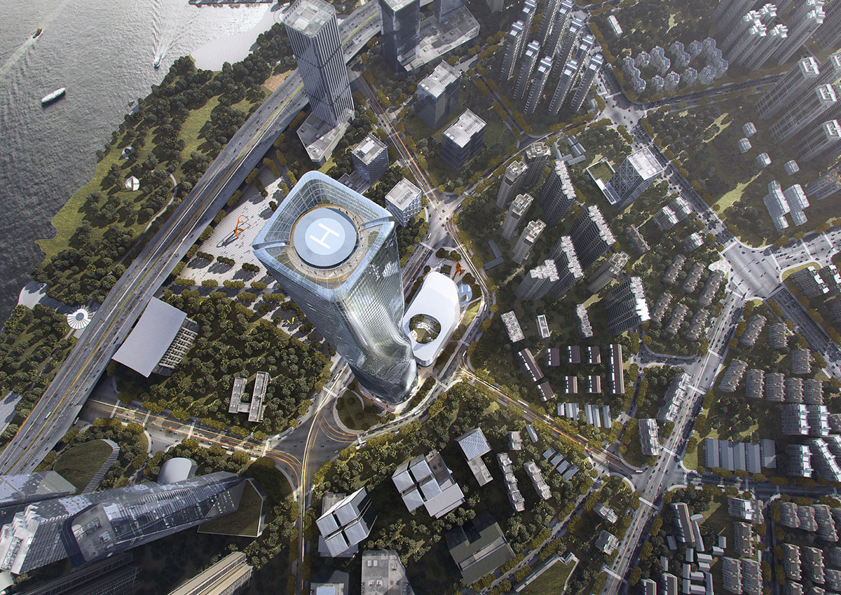 EID Architecture Unveils Twisting Shimao North Riverfront Tower In Fuzhou