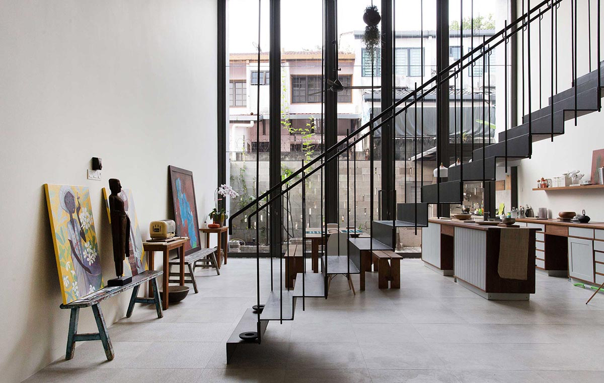 These Concrete Planter Boxes Filled With Edible Plants To Apply Passive Design Strategies By Formzero