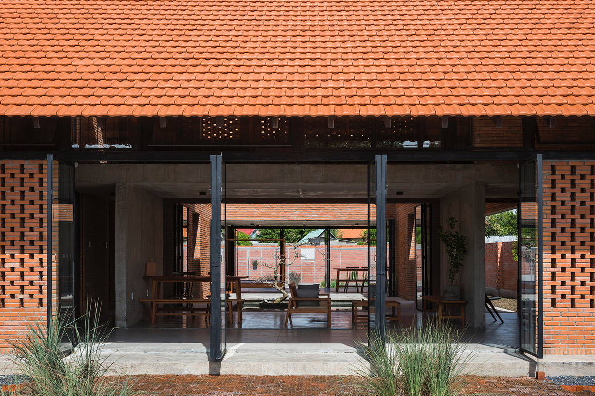 This Innovative Brick House In Vietnam Creates Continuous Internal Spaces