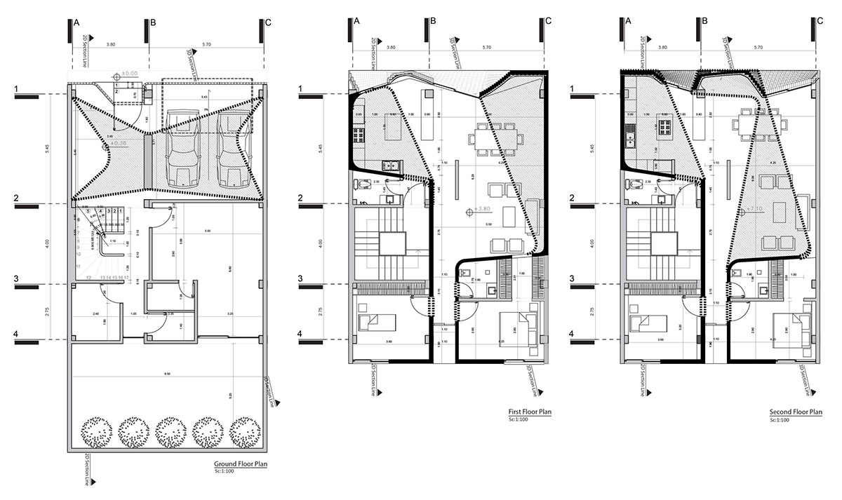 CAAT Studio Creates Spatial Variations Of Stone On The Facade Of This Iranian Residential Building