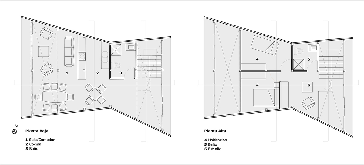 Emilio López Arquitecto's Casa Don Juan features double-opening facade to look at hills of Quito