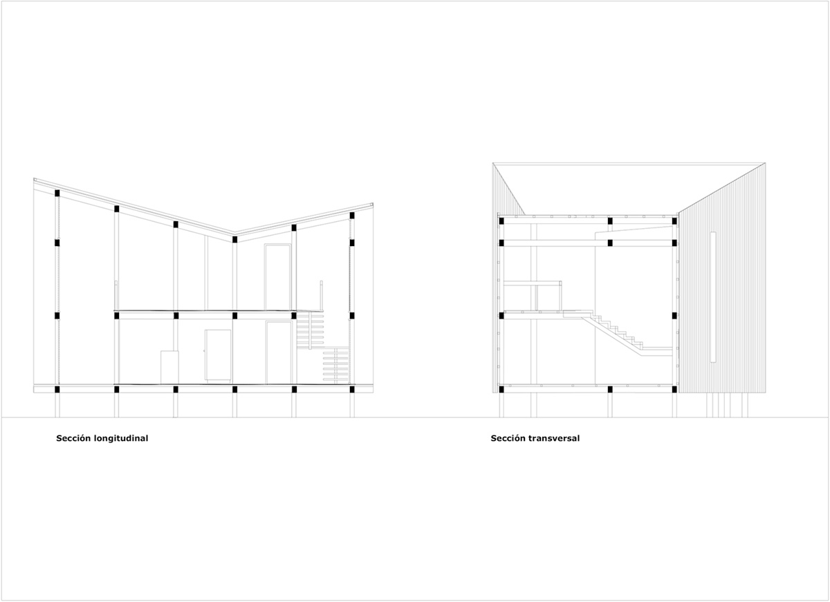 Emilio López Arquitecto's Casa Don Juan features double-opening facade to look at hills of Quito
