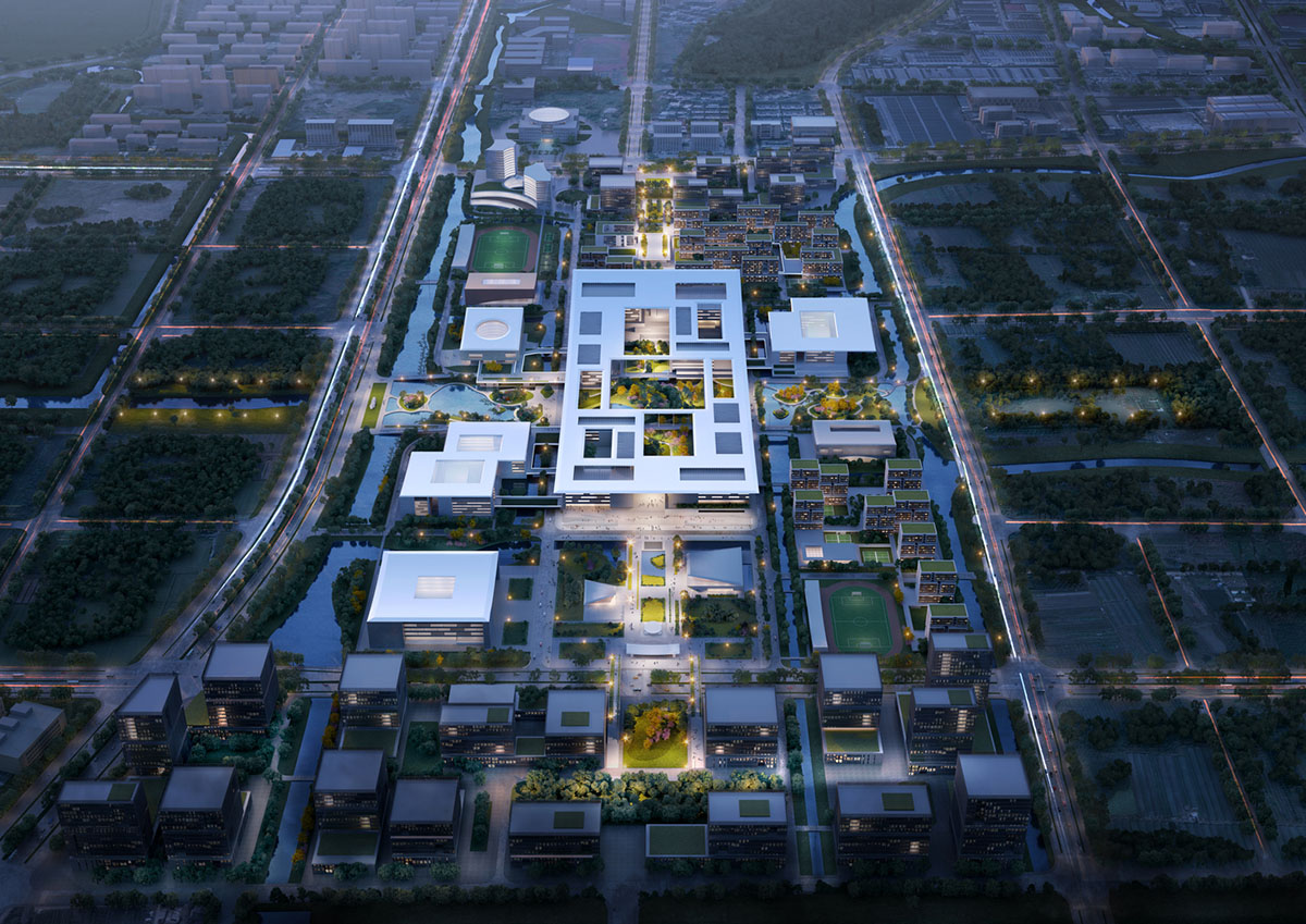 HENN unveils design for Sino-French Aviation University Campus in Hangzhou, China