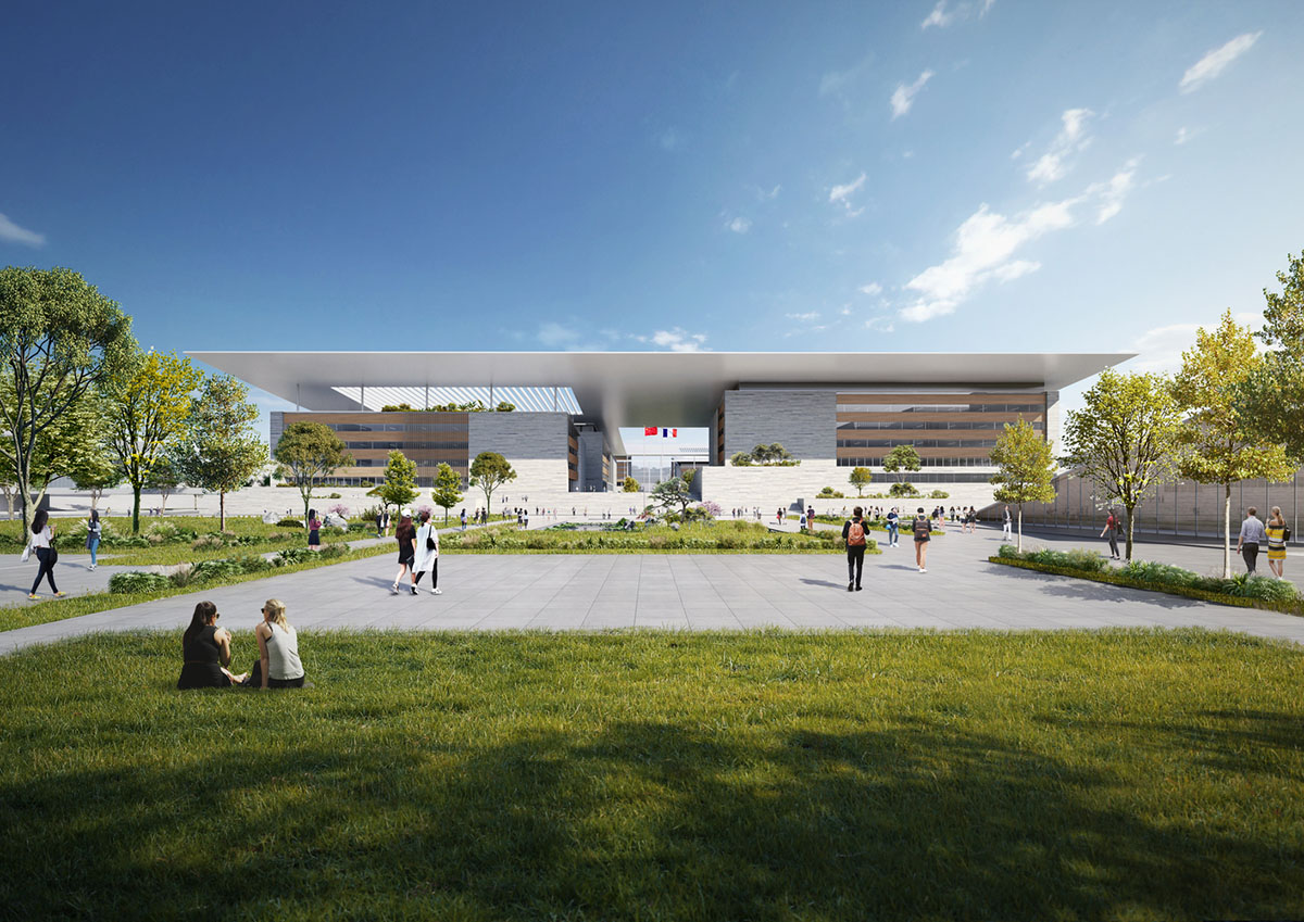 HENN Unveils Design For Sino-French Aviation University Campus In ...