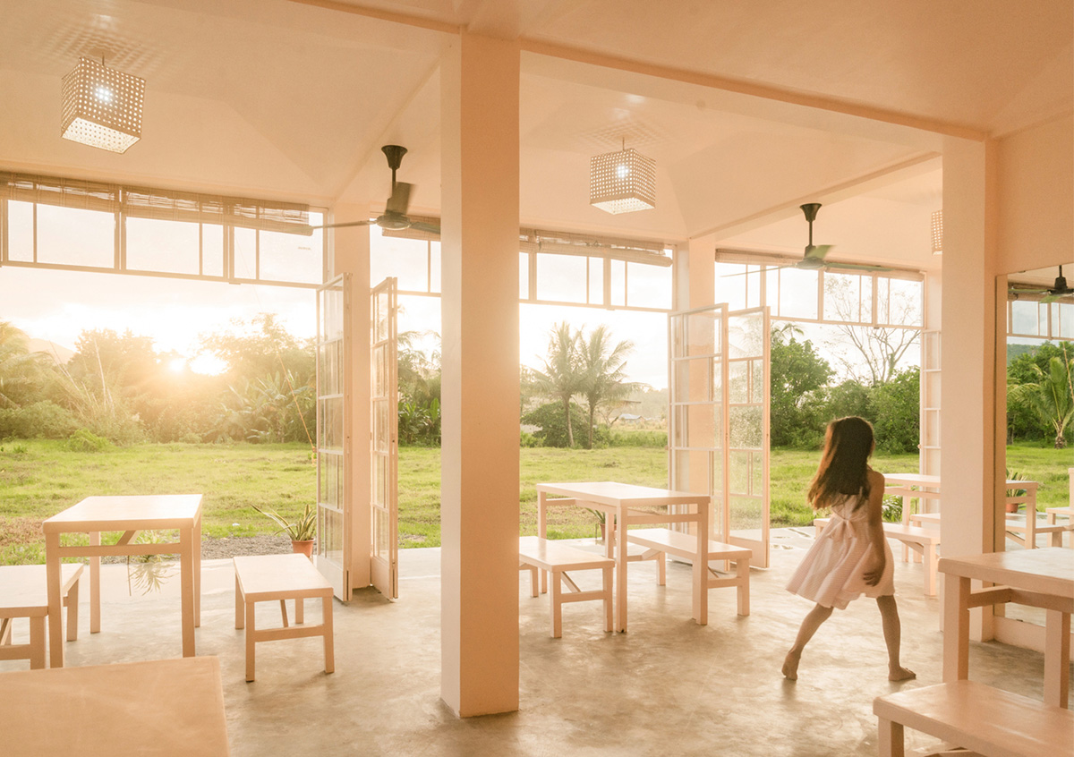 Native Narrative designed this simple and child-friendly learning center in rural Philippines