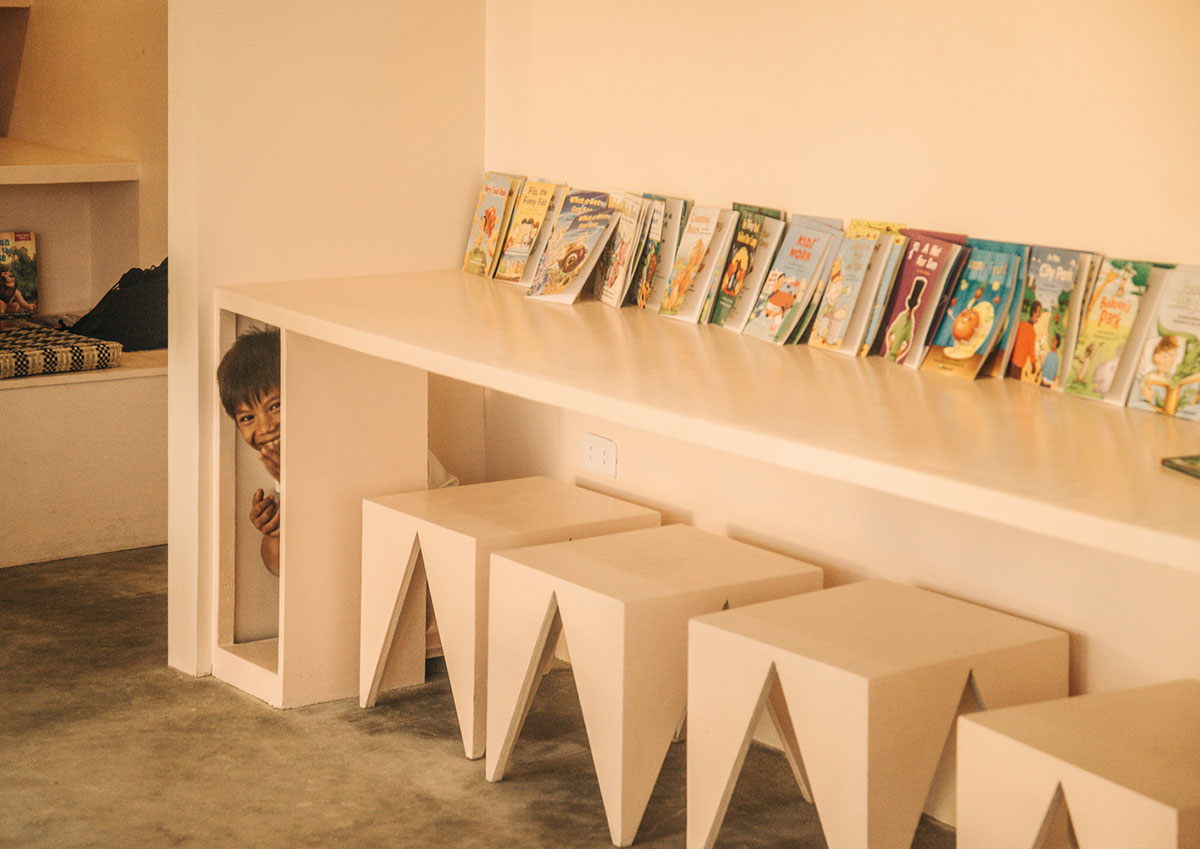 Native Narrative designed this simple and child-friendly learning center in rural Philippines