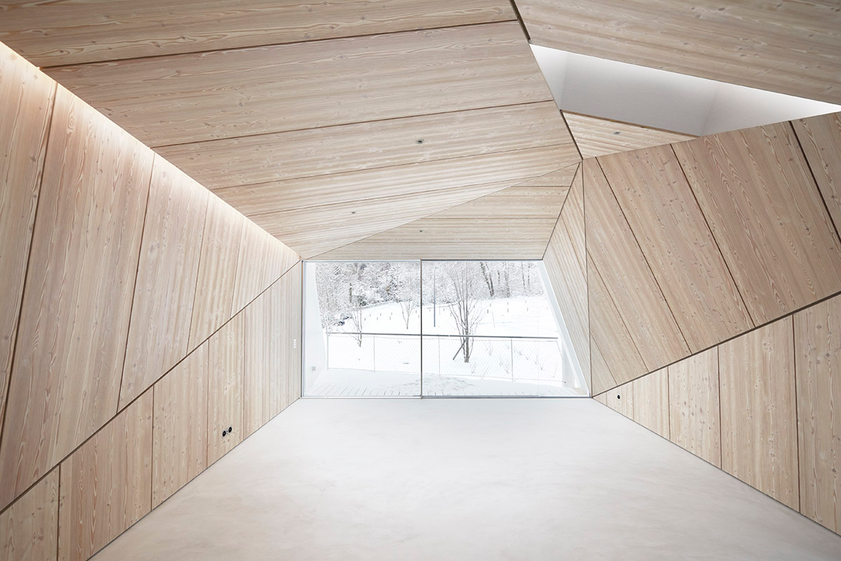 Kengo Kuma & Associates completes suspended cocoon-like family house on Jura Mountains