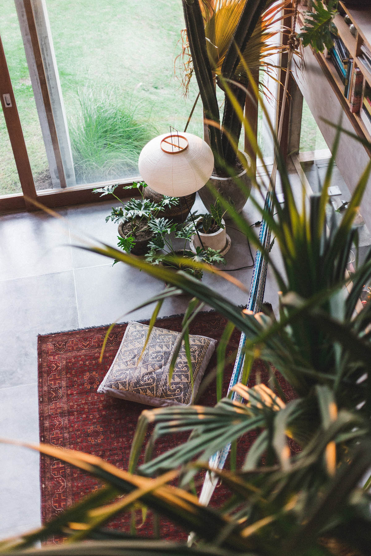 This Brutalist tropical house in Bali completely takes the nature inside