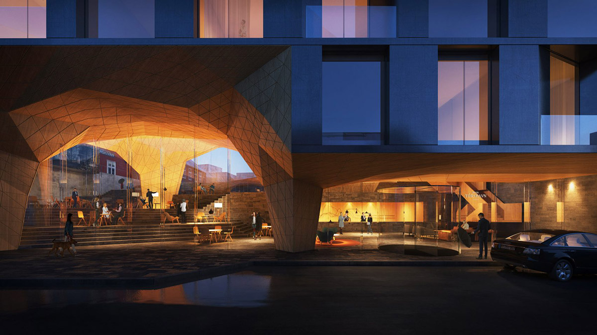 Henning Larsen Architects to design a cave-like hotel in Faroe Islands