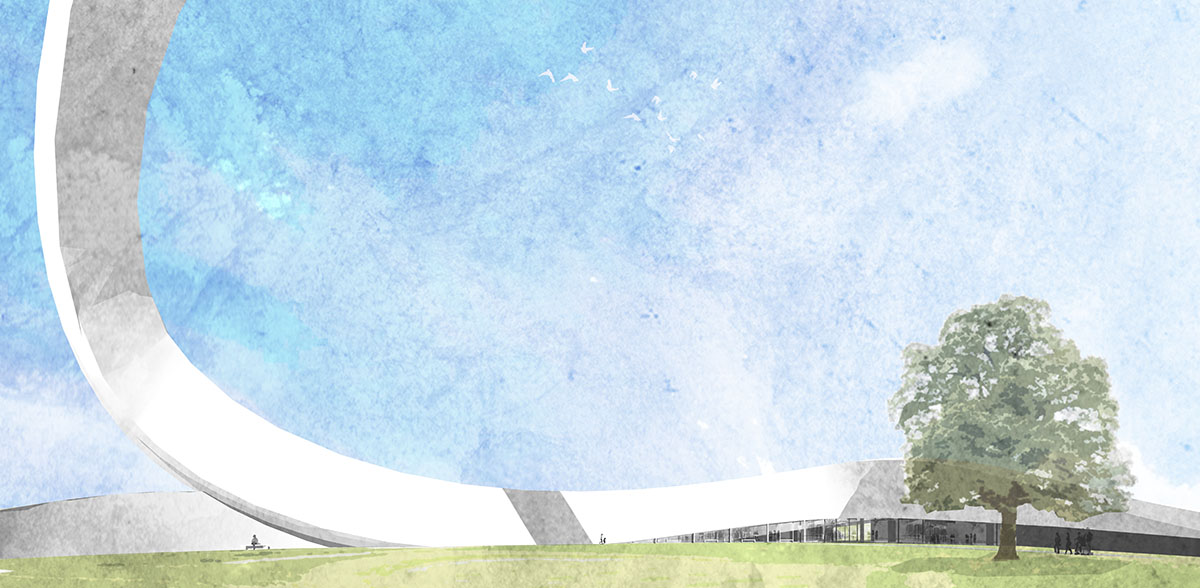 Snug Architects reveals design for a sinuous landmark to be built on the outskirts of Birmingham