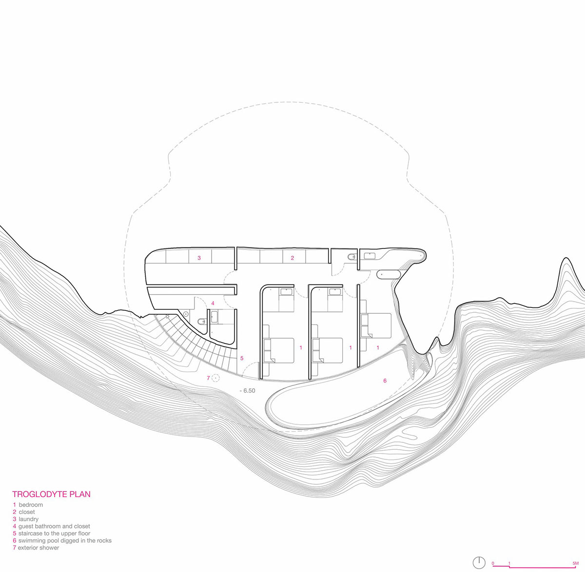 David Tajchman designs private residence inspired by the curves of the client's car