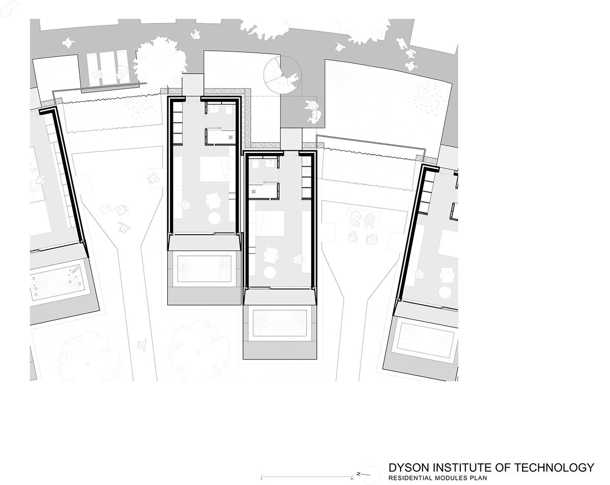 WilkinsonEyre completes new student village made of timber modular housing pods at Dyson Institute