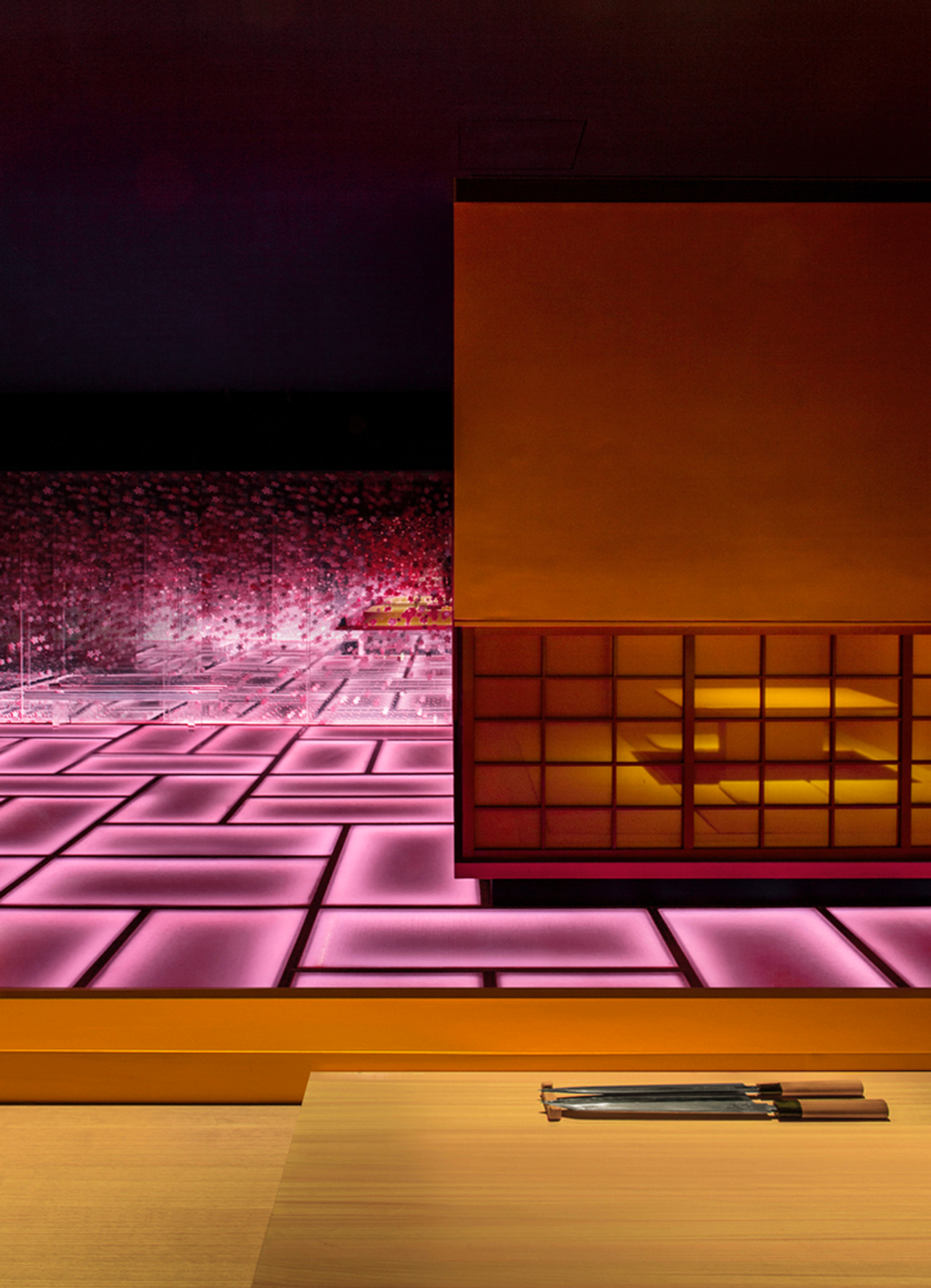 Shanghai Hip-pop Design built a freehand brushwork painting-like restaurant in Shanghai