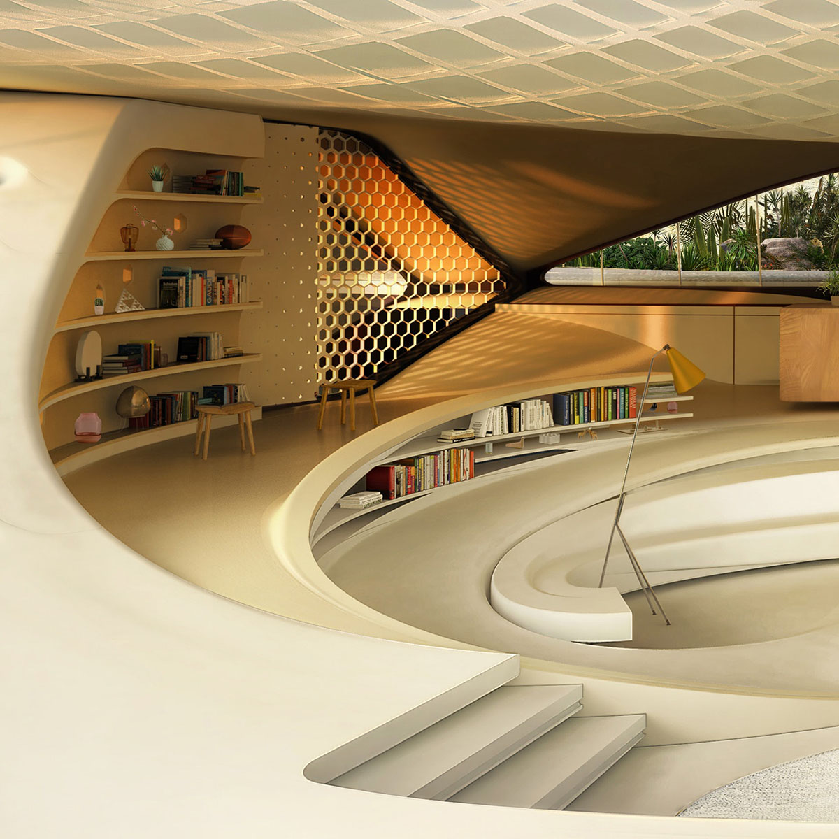 David Tajchman designs private residence inspired by the curves of the client's car