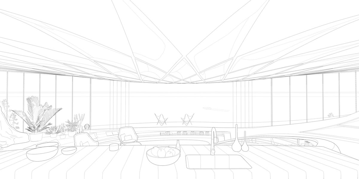 David Tajchman designs private residence inspired by the curves of the client's car