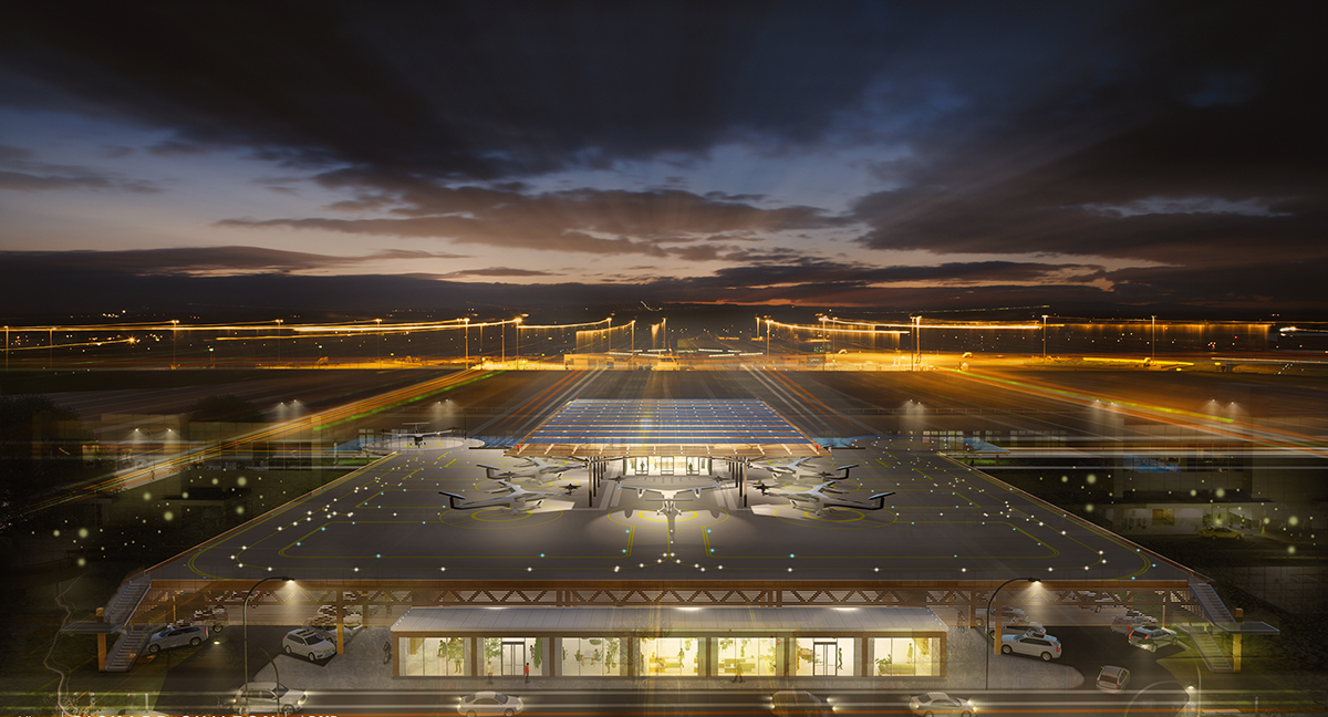 Eight firms reveal designs for Uber Air Skyports