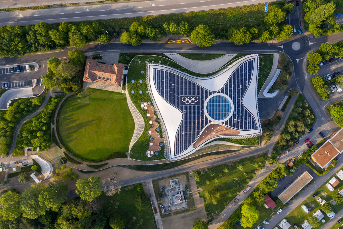 3XN completes sinuous Olympic House in Lausanne, Switzerland