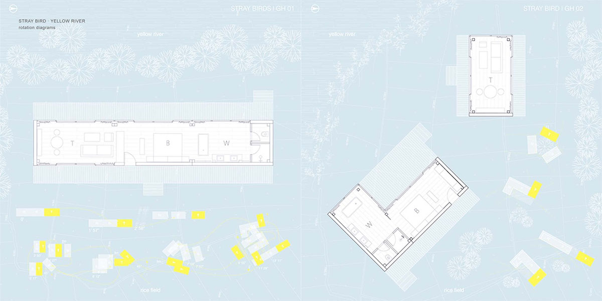 STUDIO QI built a boutique hotel with airy structures in an isolated oasis of Ningxia