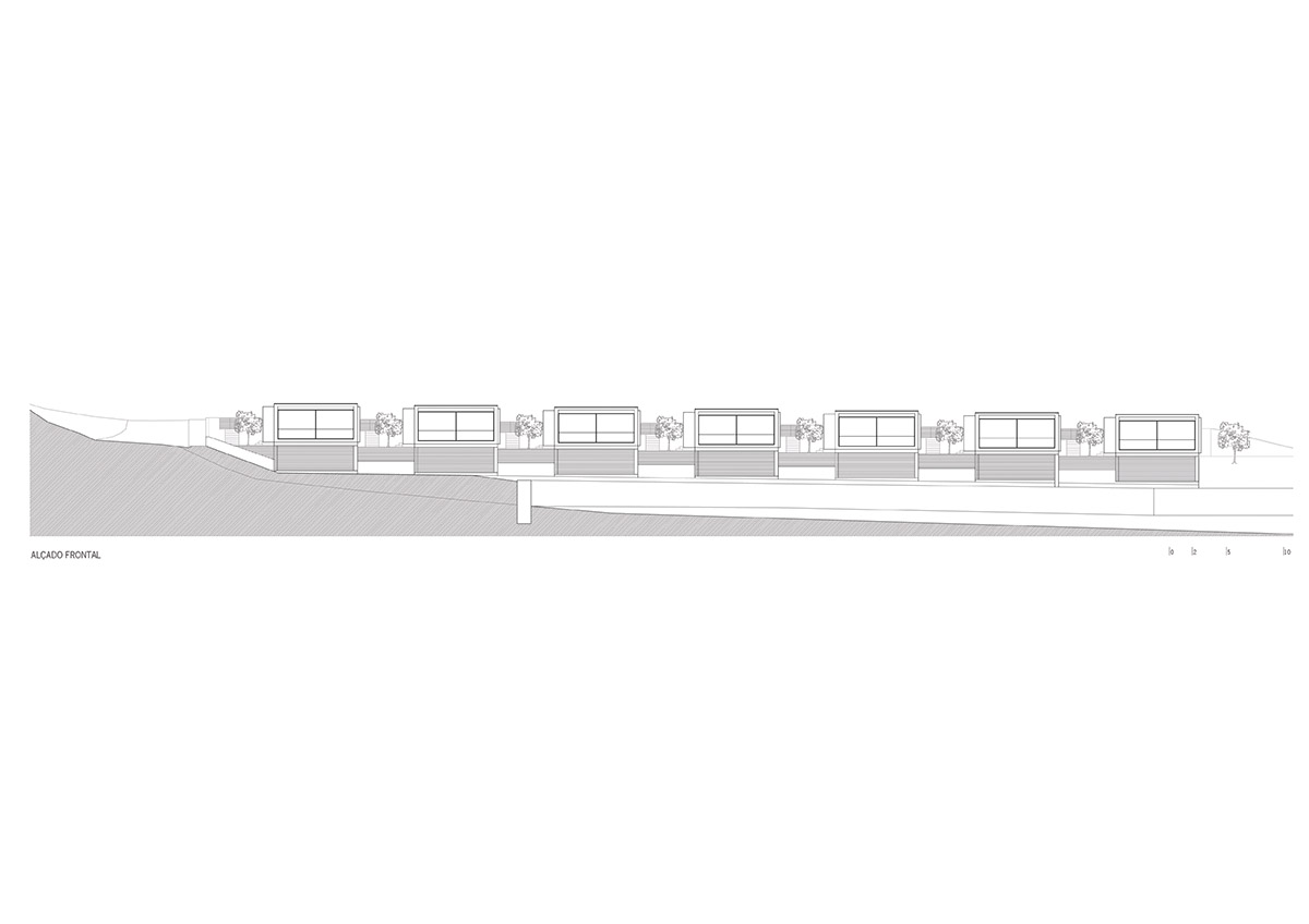 Grupo Zegnea's linear Portuguese houses create fluidity of space with large openings towards nature