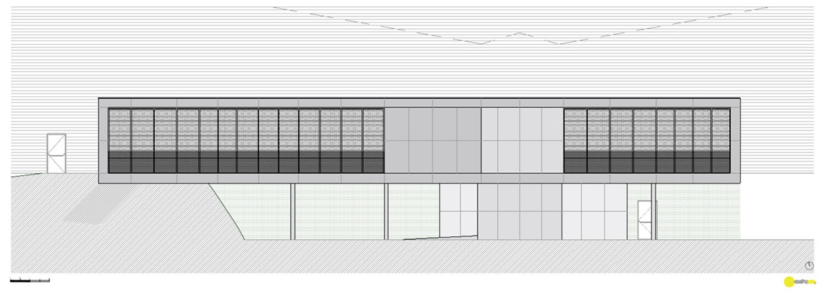 Ana Coelho Arquitectura converts old industrial complex into office building with elongated volume