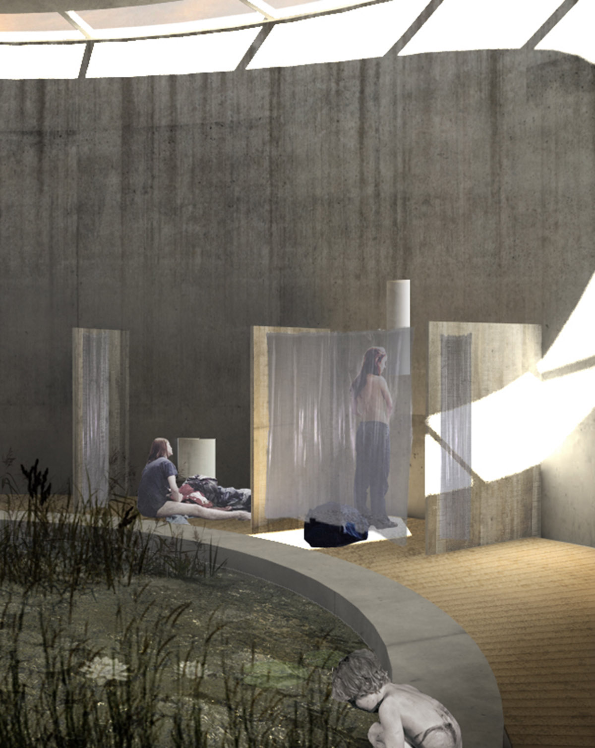 Liyang Zhang's thesis proposal breaks down boundaries between clean and dirty spaces