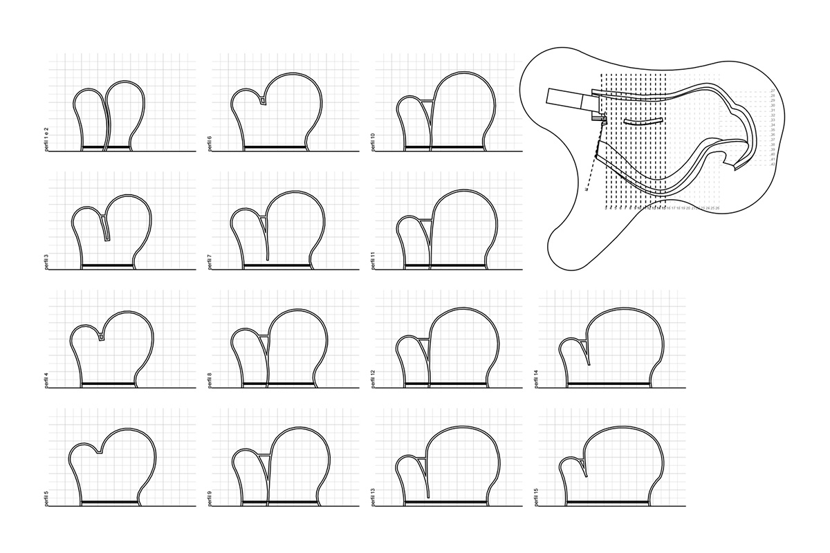 Super small cave-like art gallery by FCC Arquitectura built on lush green in Portugal