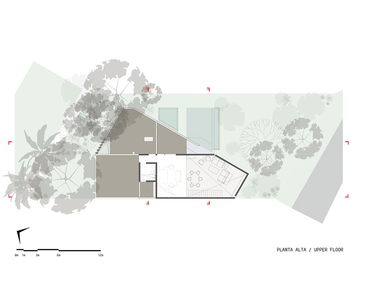 Natural-toned detached house by TACO features dynamic open spaces and backyards in Mexico