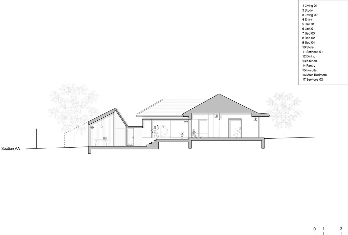 Austin Maynard Architects extends existing post-war Canberra house with two shingle-clad pavilions