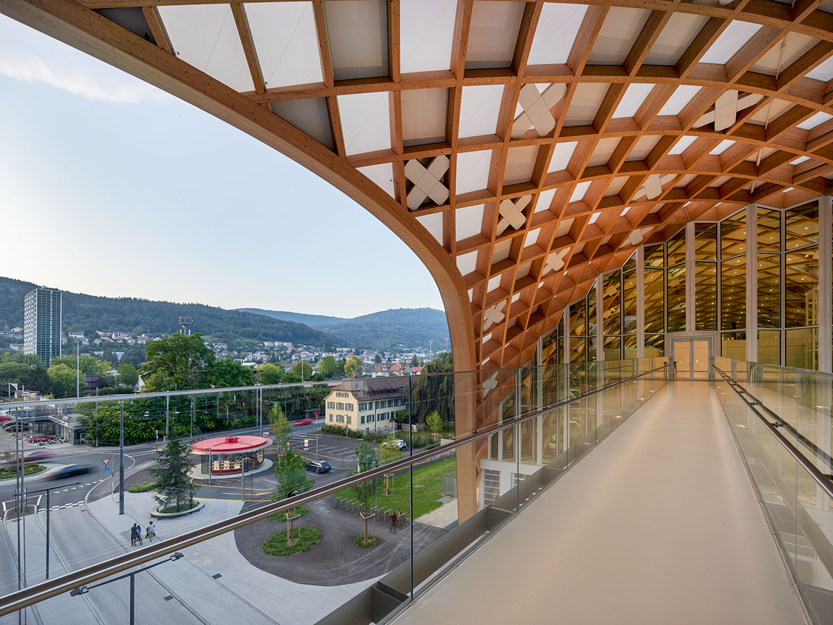 Shigeru Ban creates one of the world’s largest timber structures for Swatch Headquarters in Biel