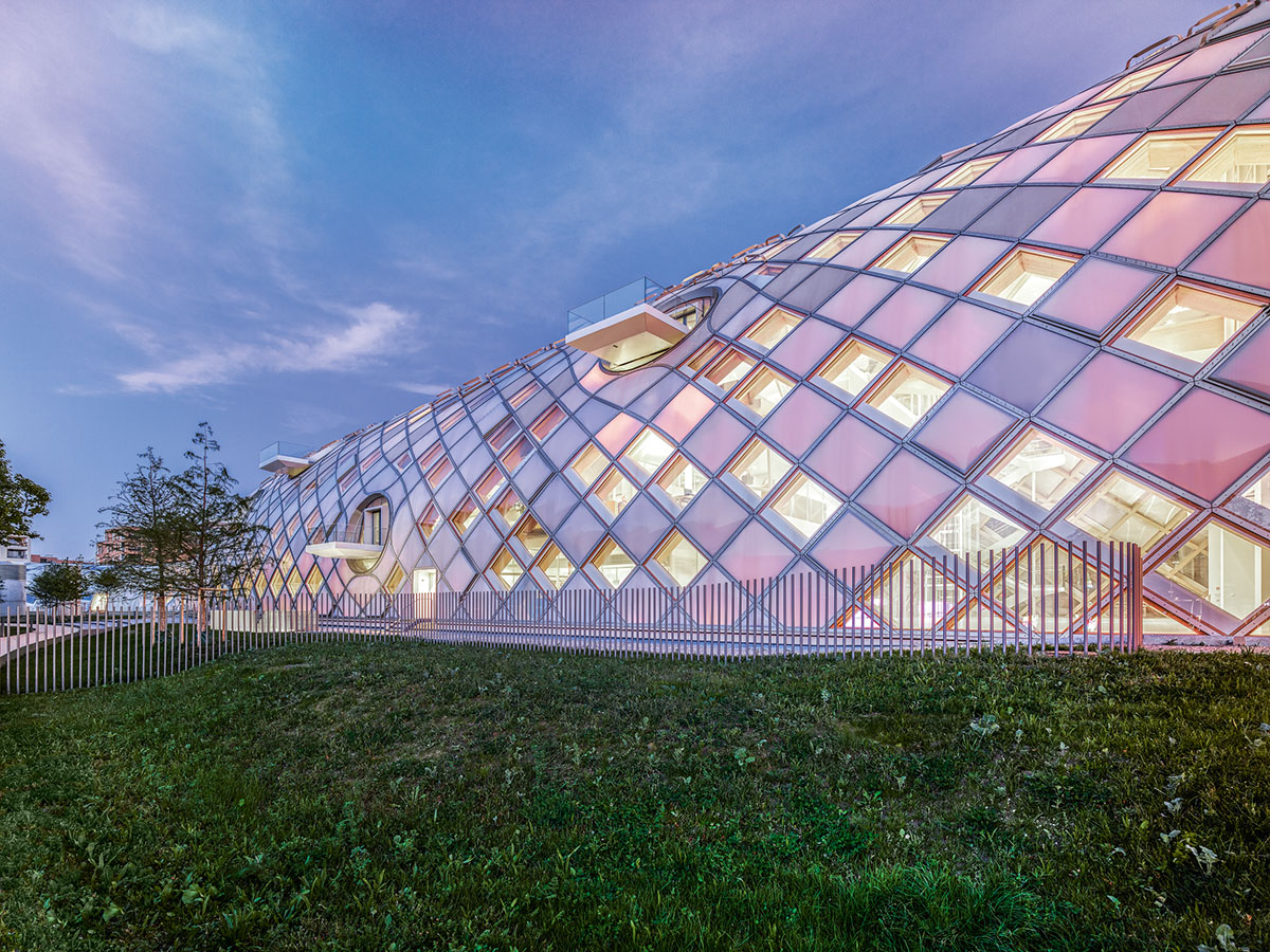 Shigeru Ban creates one of the world’s largest timber structures for Swatch Headquarters in Biel