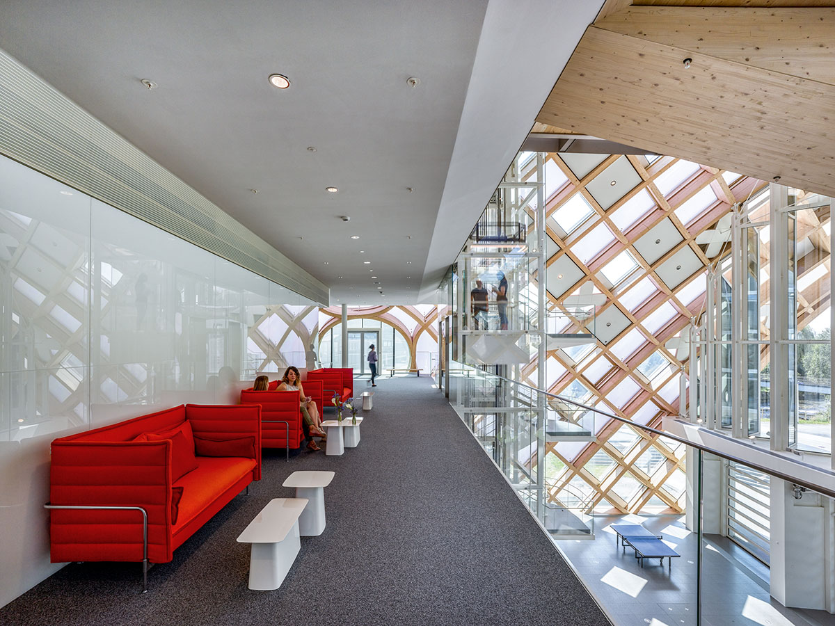 Shigeru Ban creates one of the world’s largest timber structures for Swatch Headquarters in Biel