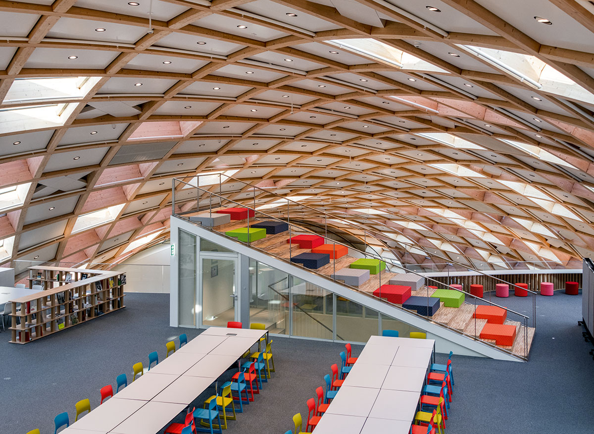 Shigeru Ban creates one of the world’s largest timber structures for Swatch Headquarters in Biel