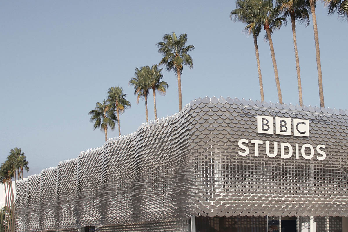 Universal Design Studio and Giles Miller Studio designed recyclable pavilion for BBC in Cannes
