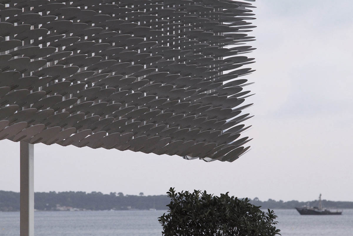 Universal Design Studio and Giles Miller Studio designed recyclable pavilion for BBC in Cannes