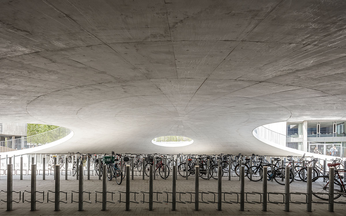 COBE creates undulating landscape with hollow hills for cyclists in Copenhagen