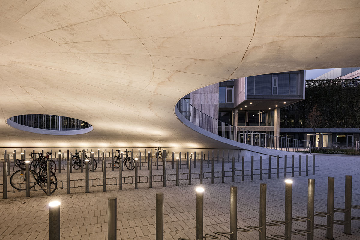 COBE creates undulating landscape with hollow hills for cyclists in Copenhagen