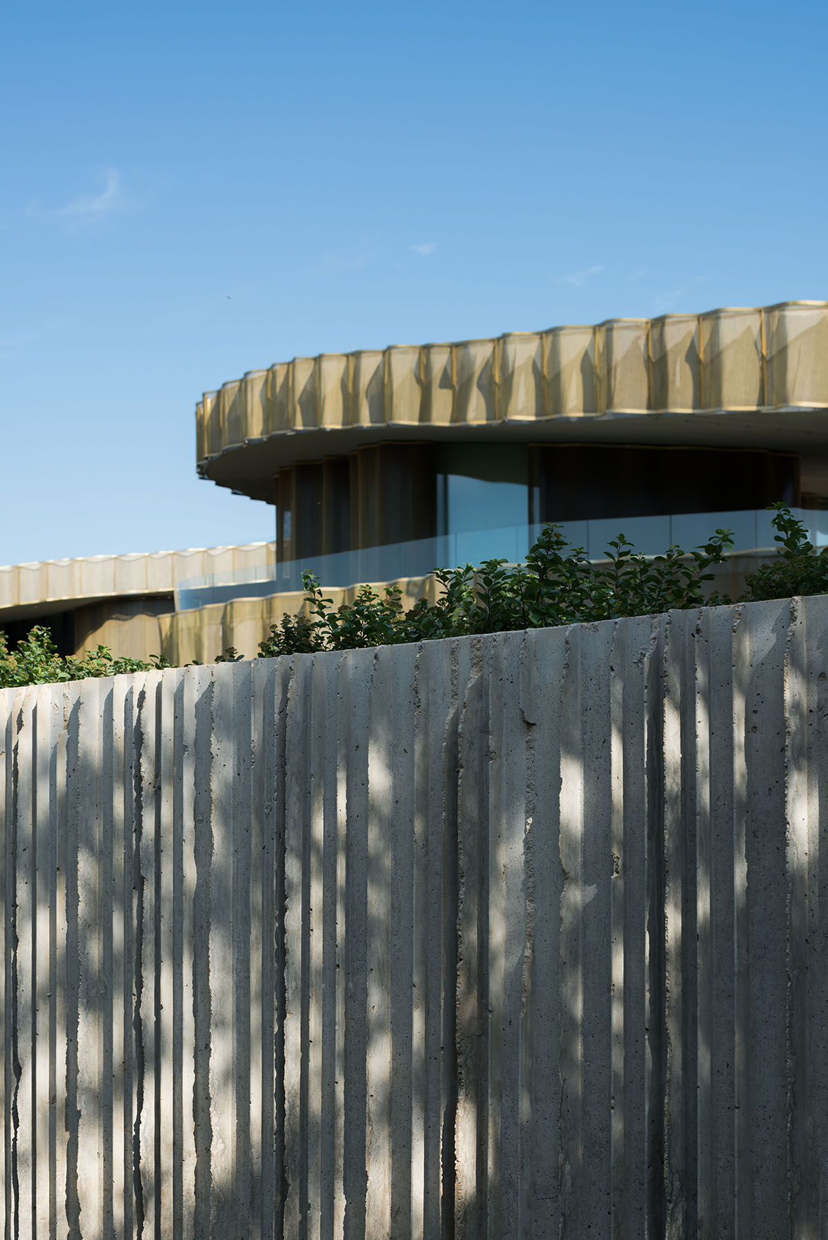 J. Mayer. H built this flower-shaped residence as a camouflage from the environment in near Moscow