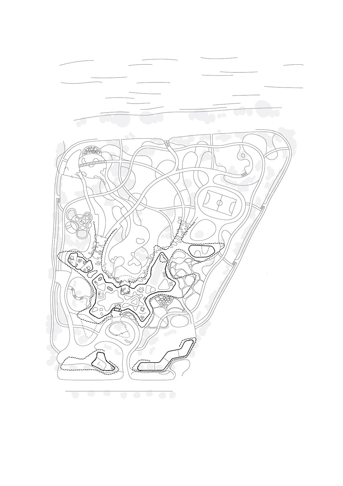 J. Mayer. H built this flower-shaped residence as a camouflage from the environment in near Moscow