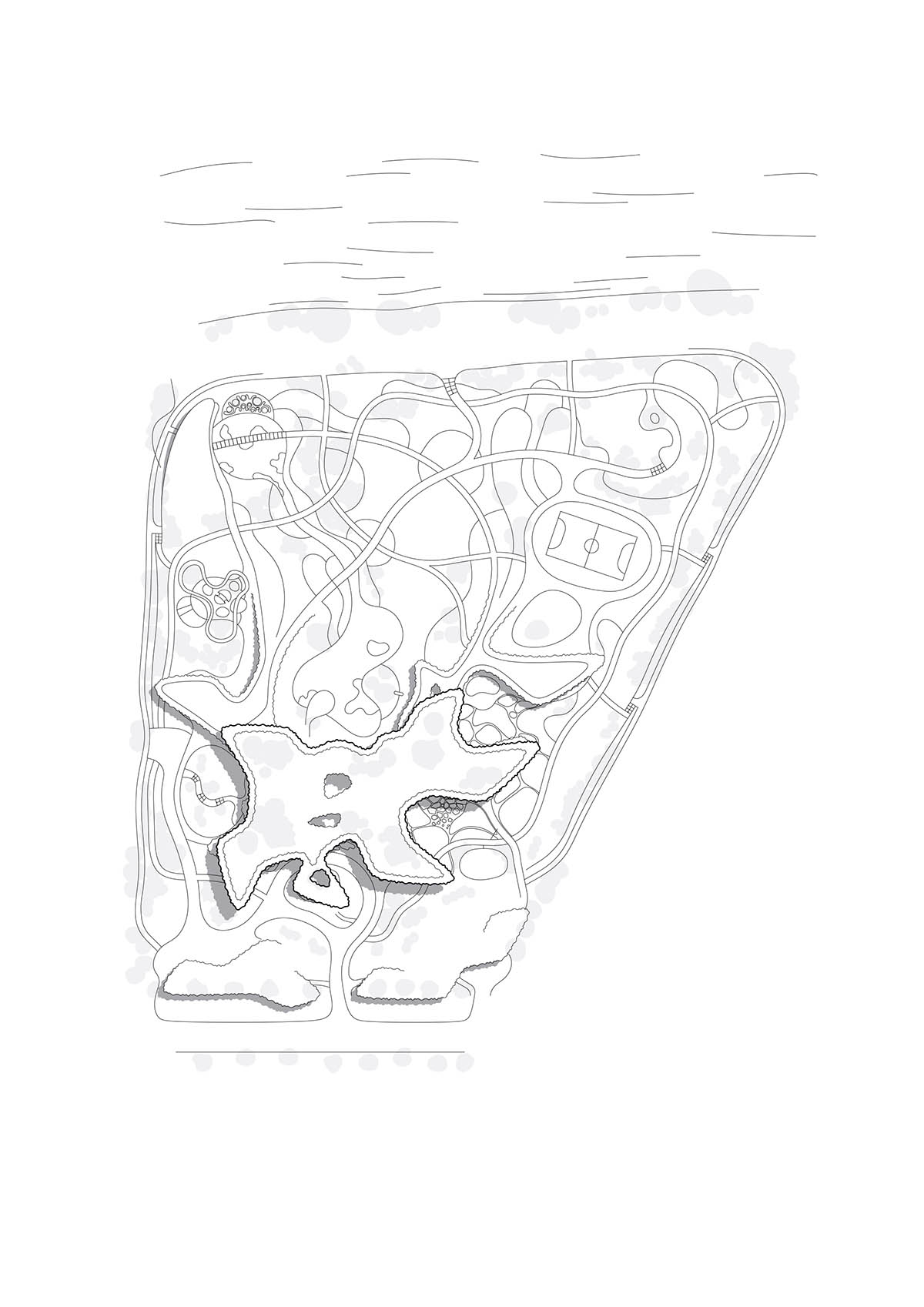 J. Mayer. H built this flower-shaped residence as a camouflage from the environment in near Moscow