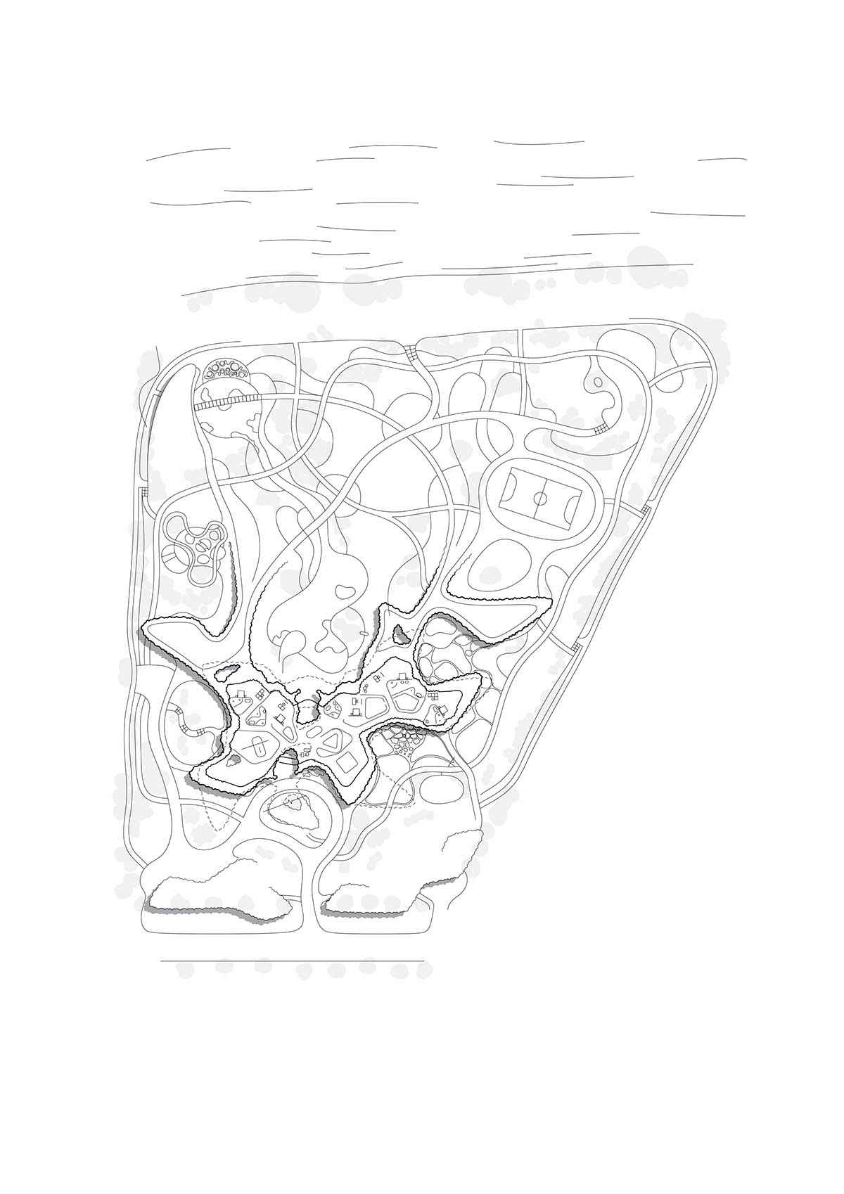 J. Mayer. H built this flower-shaped residence as a camouflage from the environment in near Moscow