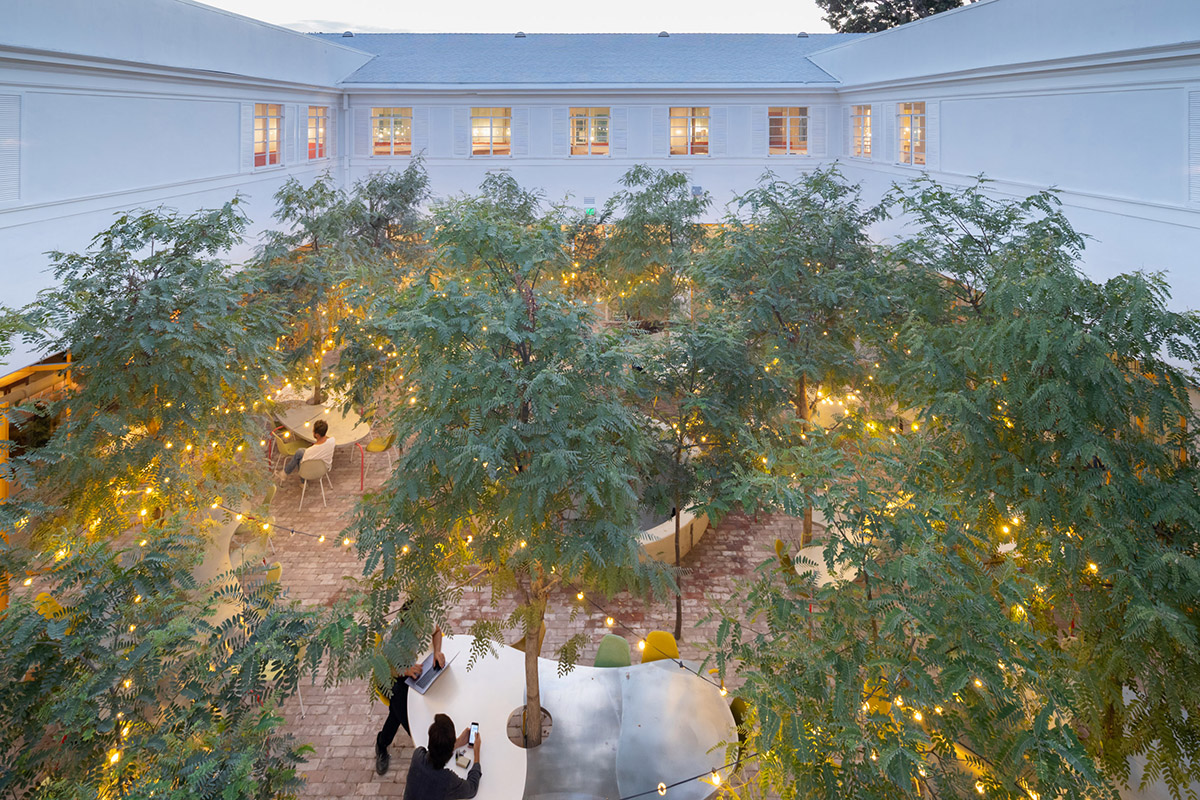 SelgasCano completes Second Home's Hollywood campus with yellow working pods among tress and plants