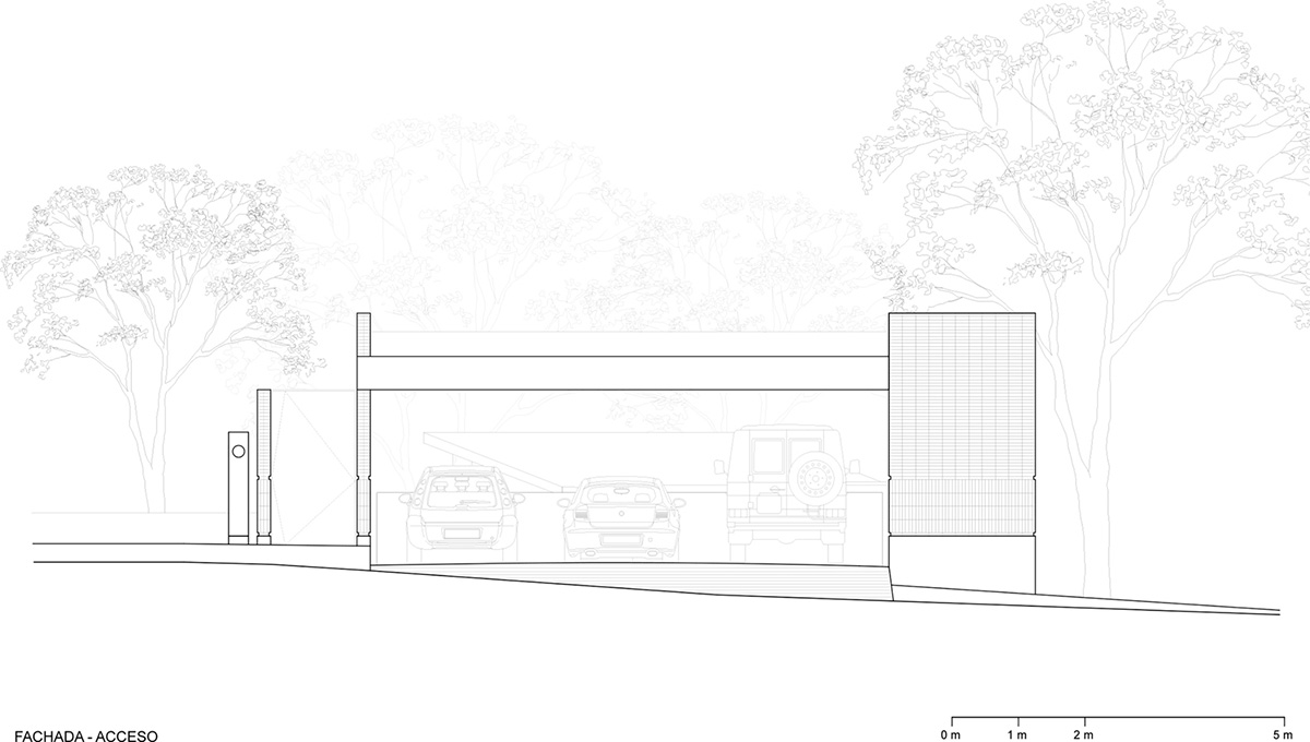 WEYES Estudio built single family house divided into four pavilions blended with the forest in Mexico