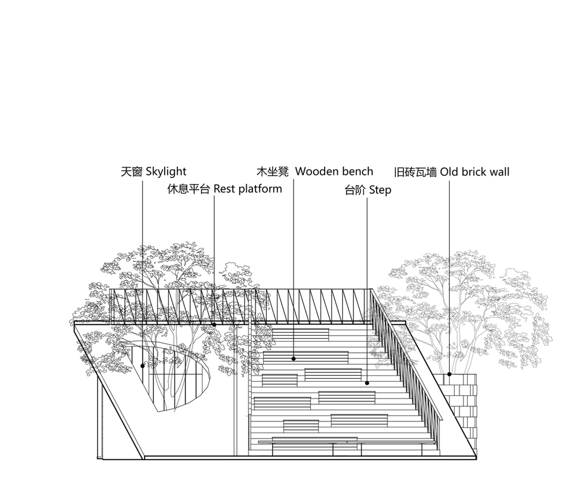 Public toilets have been elaborated in new aesthetic by Atelier cnS in Zuzhai village