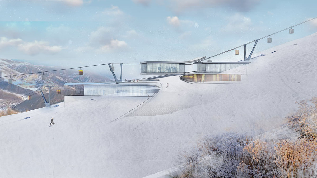 maison h reveals its intertwined design for Beijing 2022 Winter Olympic Museum