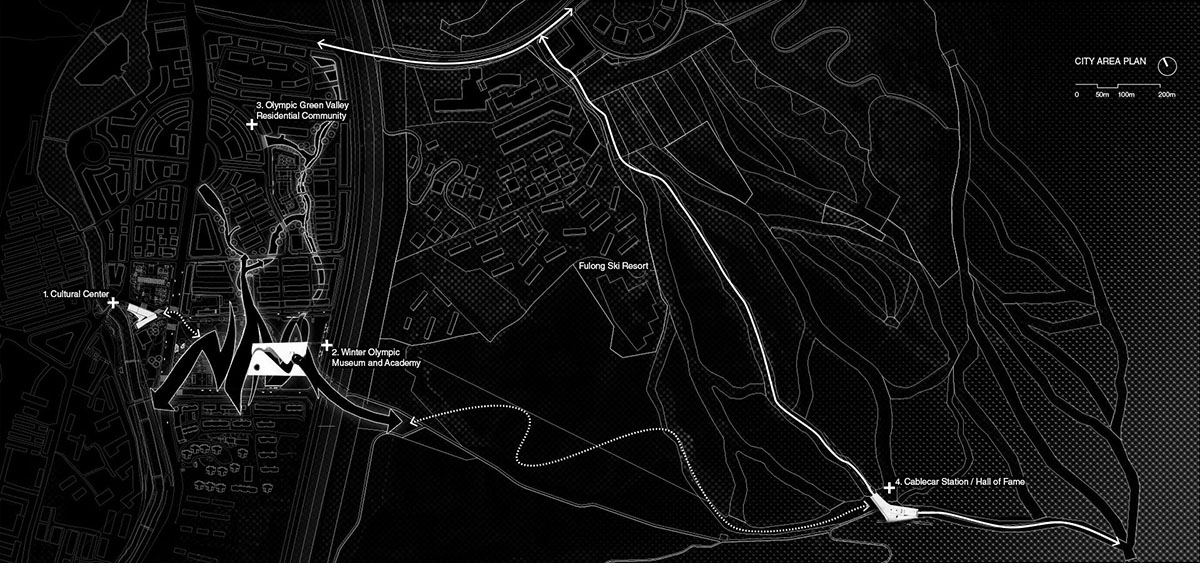 maison h reveals its intertwined design for Beijing 2022 Winter Olympic Museum