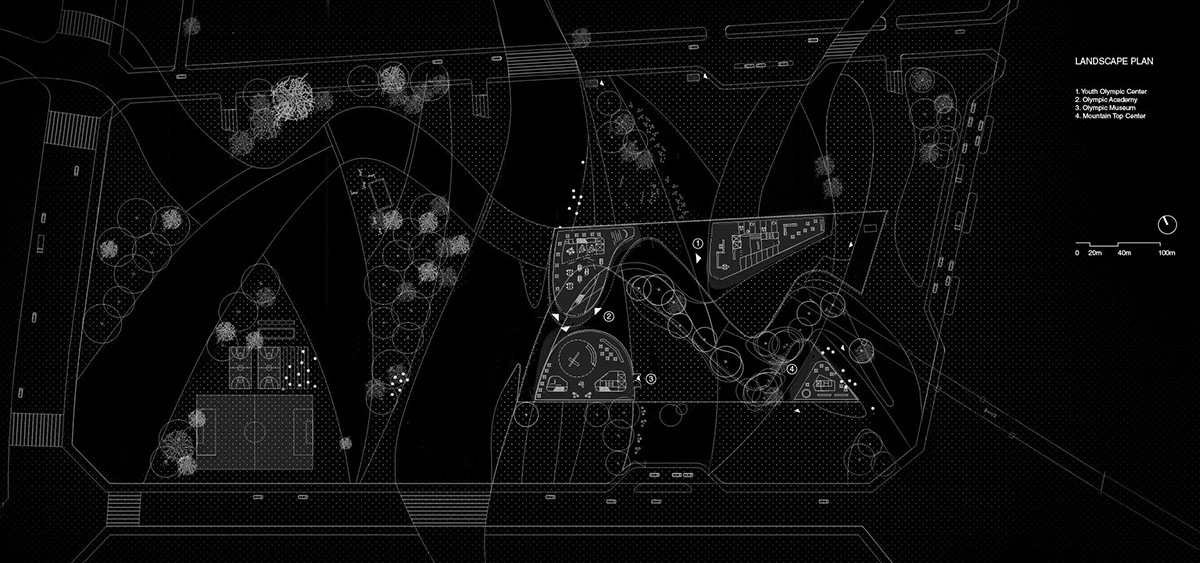 maison h reveals its intertwined design for Beijing 2022 Winter Olympic Museum