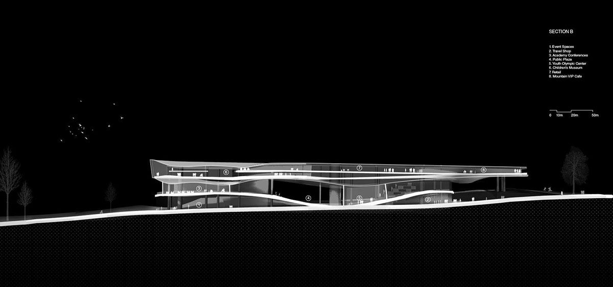 maison h reveals its intertwined design for Beijing 2022 Winter Olympic Museum