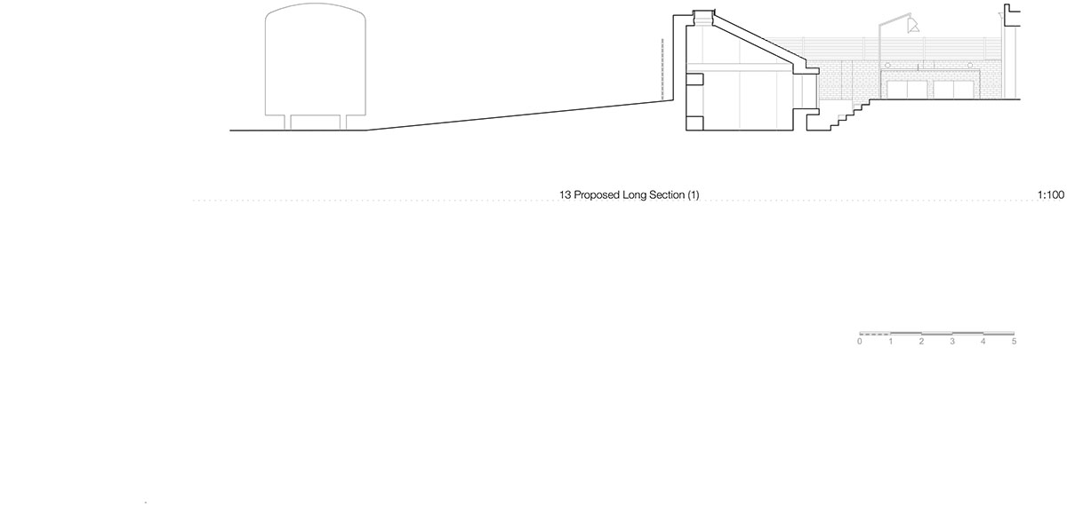 RISE Design Studio built sunken garden studio with rusted steel to provide a hidden place to escape