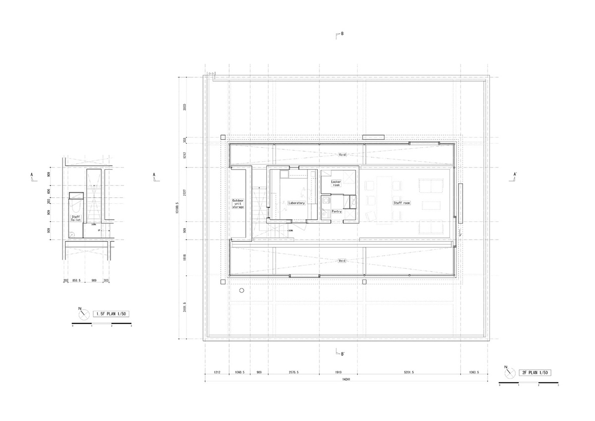 A dental clinic and daycare center are hidden under arches in Japan by Takeru Shoji Architects